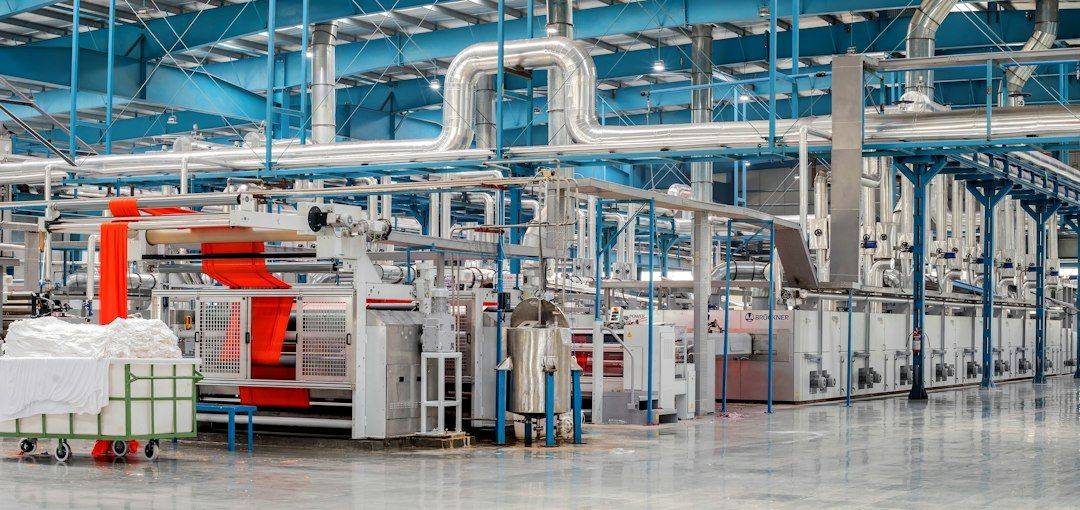 Textile Finishing unit setup (photographie d’illustration)