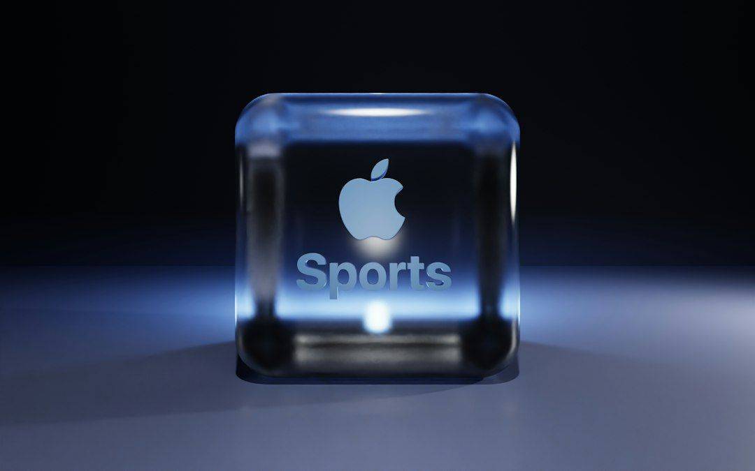 Apple, Sports, Logo, Icon, Brand, Technology, Fitness, Athletic, Symbol, Modern, Minimalist, Dynamic, Active, Swoosh, Abstract, Leaf, Heart, Mosaic (photographie d’illustration)